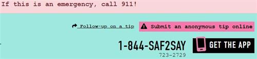 Safe2Say Information 